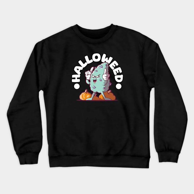 HalloWeed! Crewneck Sweatshirt by pedrorsfernandes